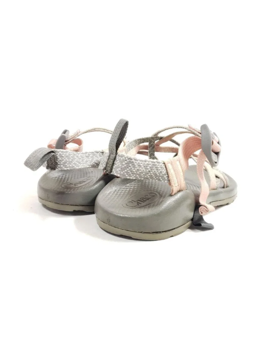 Chaco Big Kids Size 5 EcoTread Z/1 Sports Sandals Gray & Pink Durable